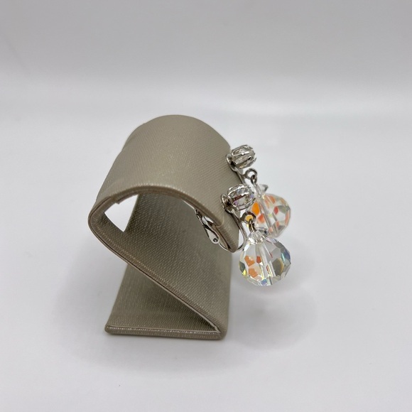 Laguna Vintage AB Aurora Borealis Crystal Graduated Beaded Necklace and Earrings - Picture 6 of 7